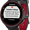 Умные часы Garmin Forerunner 235 HRM black/red