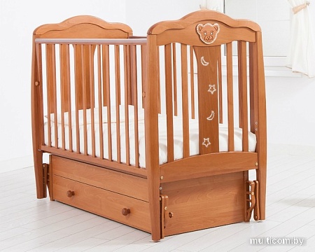 Детская кроватка Гандылян Мишель (вишня, маятник)