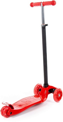 Двухколесный детский самокат Полесье 0072 94483 (красный/черный)