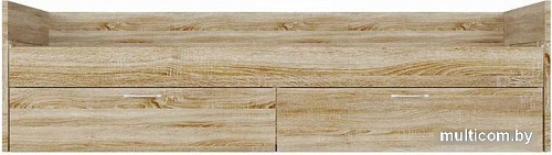 Кровать с выдвижным спальным местом Mio Tesoro Сириус раздвижная 90x200 2.02.08.410.3 (дуб сонома)