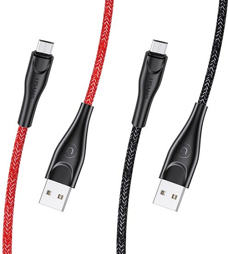 Кабель Usams U41 MicroUSB US-SJ396 (черный)