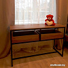 Консольный стол Millwood Пекин 1 120x40 (дуб табачный craft/черный)