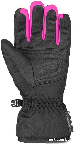 Горнолыжные перчатки Reusch Bennet R-Tex XT 6061206 7771 (р-р 5.5, черный/розовый)