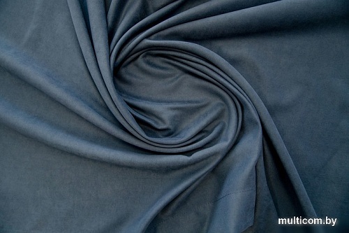 Комплект штор Decoretto Нубук Джинсовый НДС-К25 4x2.7 м (синий, 2 шт)