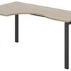 Стол Norden 140x90x75 SG.231.OD.63.AN.L (антрацит/дуб темный)