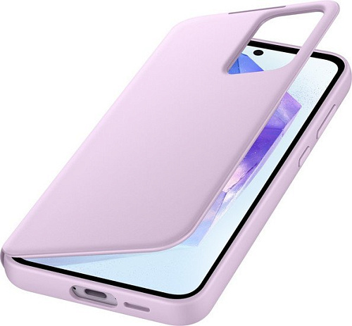Чехол для телефона Samsung Smart View Wallet Case Galaxy A55 (лавандовый)