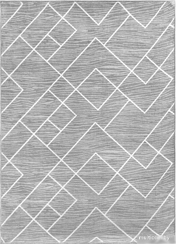 Ковер для жилой комнаты Plato Hali Soft 3084-GREY-WHITE (1.6x2.3)