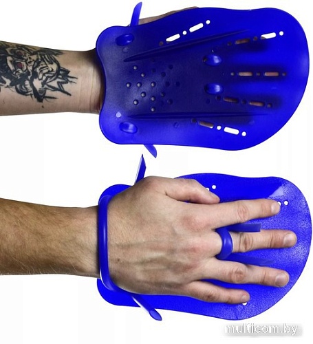 Лопатки для плавания Cliff Conguest SP-02 (M, синий)