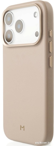 Magssory Eco-Leather Case для iPhone 17 Pro Latte CLT044l