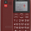 Кнопочный телефон Maxvi B7 (винный красный)