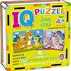 Мозаика/пазл Айрис-Пресс IQ деревянный. Дикие кошки 3+ 9785811284603