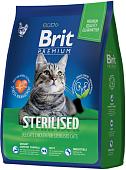 Сухой корм для кошек Brit Premium Cat Sterilized Chicken 2 кг