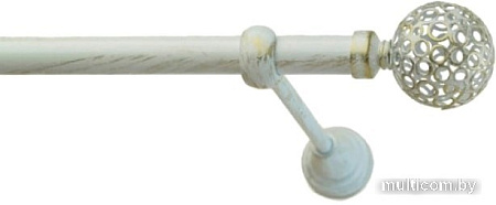 Lm Decor Ажур (белое золото, гладкая, 2м 16мм, 1 ряд, без кручка)