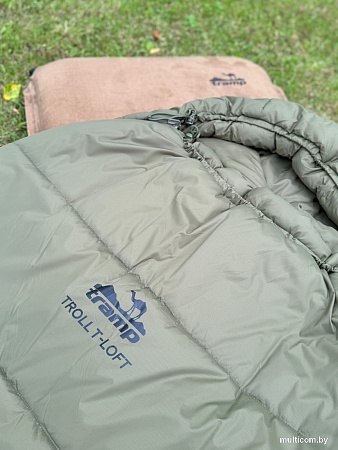 Спальный мешок TRAMP Troll T-Loft Compact (зеленый, L)