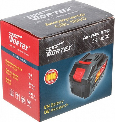 Аккумулятор Wortex CBL 1860 CBL18600029 (18В/6 Ah)