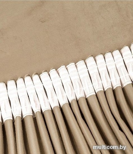 Штора Legrand Велюр 1.5x2.6 м 58118295 (бежевый)