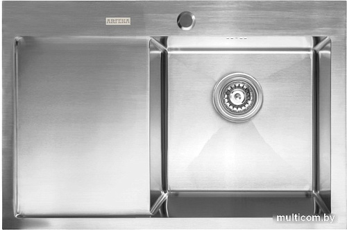 Кухонная мойка ARFEKA AF 780*505 R Satin Nano