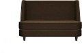 Диван Brioli Рико двухместный (рогожка, J5 коричневый)