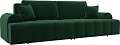 Диван Лига диванов Лига-080 131116 (велюр Seven 626 зеленый)