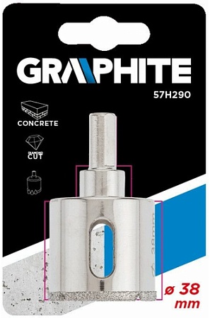 Коронка GRAPHITE 57H290