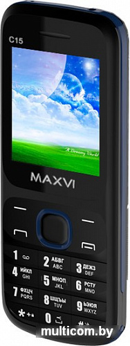 Мобильный телефон Maxvi C15 (синий)
