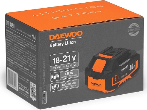 Аккумулятор Daewoo Power DABT 4021Li 18650 (21В/4 Ah)