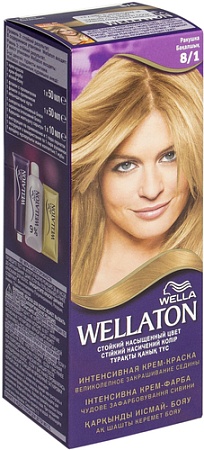Крем-краска для волос Wella Professionals Wellaton 8/1 ракушка