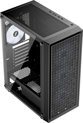 Корпус 1stPlayer GO6 GO6-BK-4FS7 (черный)