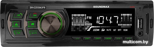 USB-магнитола Soundmax SM-CCR3063FB