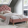 Кровать Signal Chloe Velvet 90x200 (античный розовый)