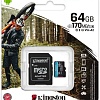 Карта памяти Kingston Canvas Go! Plus microSDXC 64GB (с адаптером)