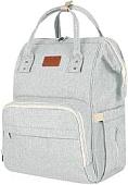 Рюкзак для мамы Nuovita CapCap Classic (светло-серый)