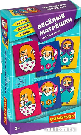 Настольная игра Bondibon Веселые матрешки ВВ3913