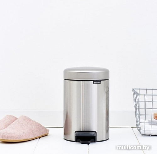 Brabantia Pedal Bin NewIcon 3 л (стальной матовый)