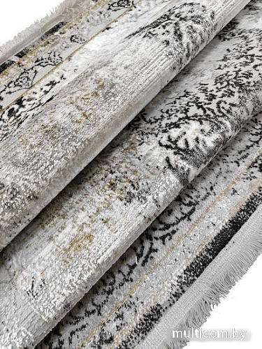 Прикроватный коврик Safyun Liparis LP362-GREY-BLACK (0.8x1.5)