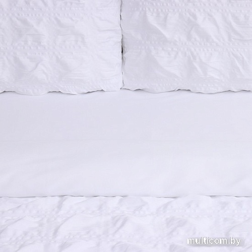 Постельное белье Love Life Texture 1.5сп 10323187 (белый)