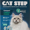 Наполнитель для туалета Cat Step Compact Carbon Power 6л/5кг