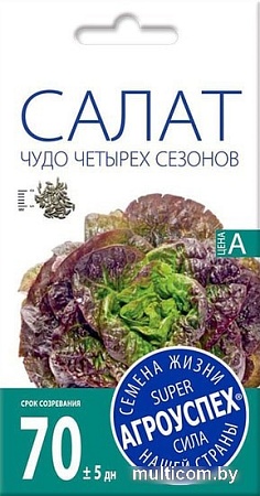 Семена Агроуспех Салат Чудо четырех сезонов 27227 1 г