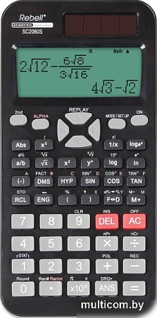Инженерный калькулятор Rebell RE-SC2060S BX (черный)