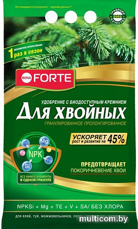 Удобрение Bona Forte Хвойное с биодоступным кремнием BF23010491 2.5 кг