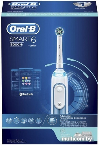 Электрическая зубная щетка Braun Oral-B Smart 6 6000N D700.525.5XP