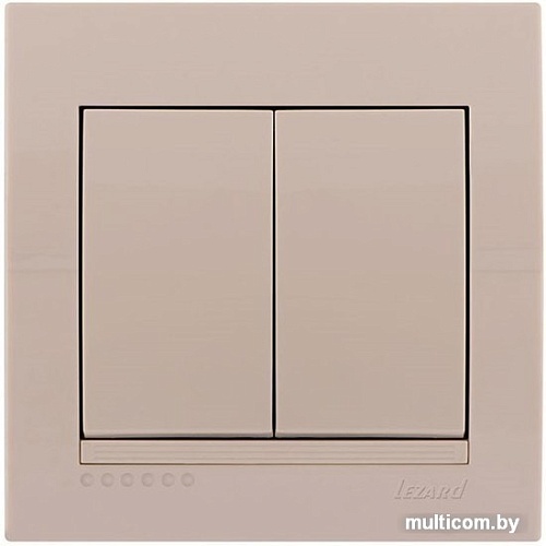 Выключатель Lezard Deriy 702-0303-101 (кремовый)