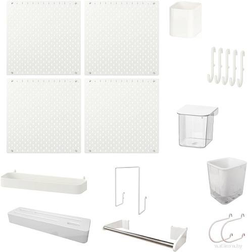 Swed House с перфорированной доской 64.02.3833 (белый)