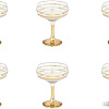 Набор бокалов для вина Glasstar Line Gold LNK224-136-4 (6 шт)