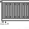 Стальной панельный радиатор Brugman Tип 22 500x100x1800 FEK220501801UBY (боковое подключение)