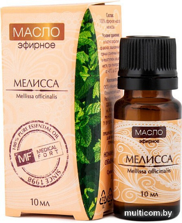 Medical fort Эфирное масло Medicalfort Мелисса 10 мл
