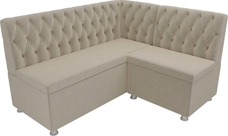 Угловой диван Mebelico Мирта 107594 (правый, бежевый)