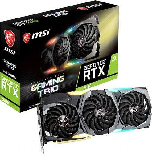 Видеокарта MSI GeForce RTX 2080 Gaming Trio 8GB GDDR6