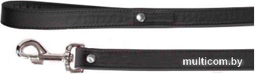 Поводок Camon DA084/G (кожаный с заклепками черный)