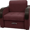 Кресло Сириус Лидер-1 НПБ 105x110 (Eva 15 велюр темно-бордовый)